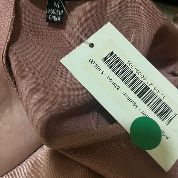 City Lux Mauve Pink Satin Dress, Medium - Picture 15 of 16